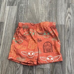 Star Wars Orange Casual Shorts